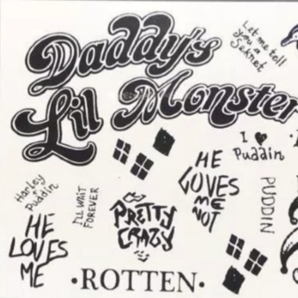 💕5/$18 Suicide Squad Temporary Tattoos